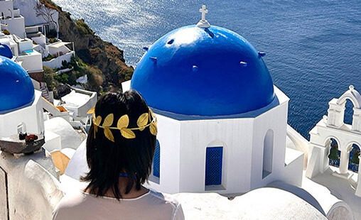 Mediterranean cruise with seniors and kids Santorini Athens itinerary