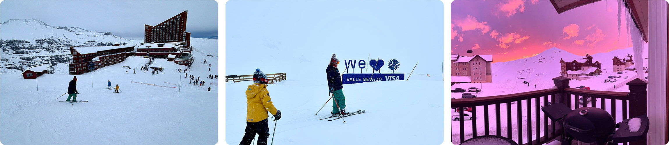 Valle Nevado Chile ski resort in the Andes