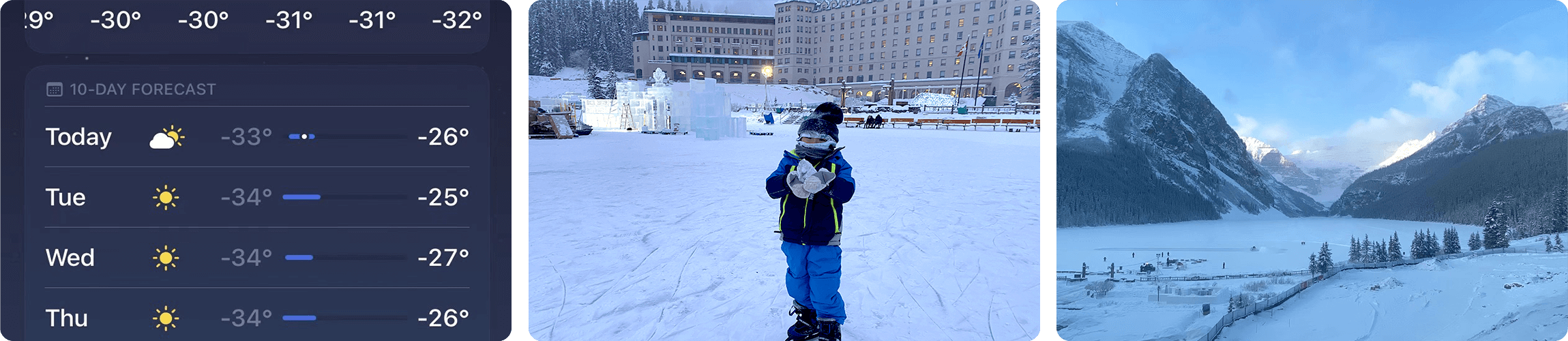 Christmas ski trip with kids in Canada