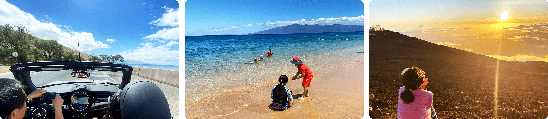 Driving the Road to Hana in Maui with kids